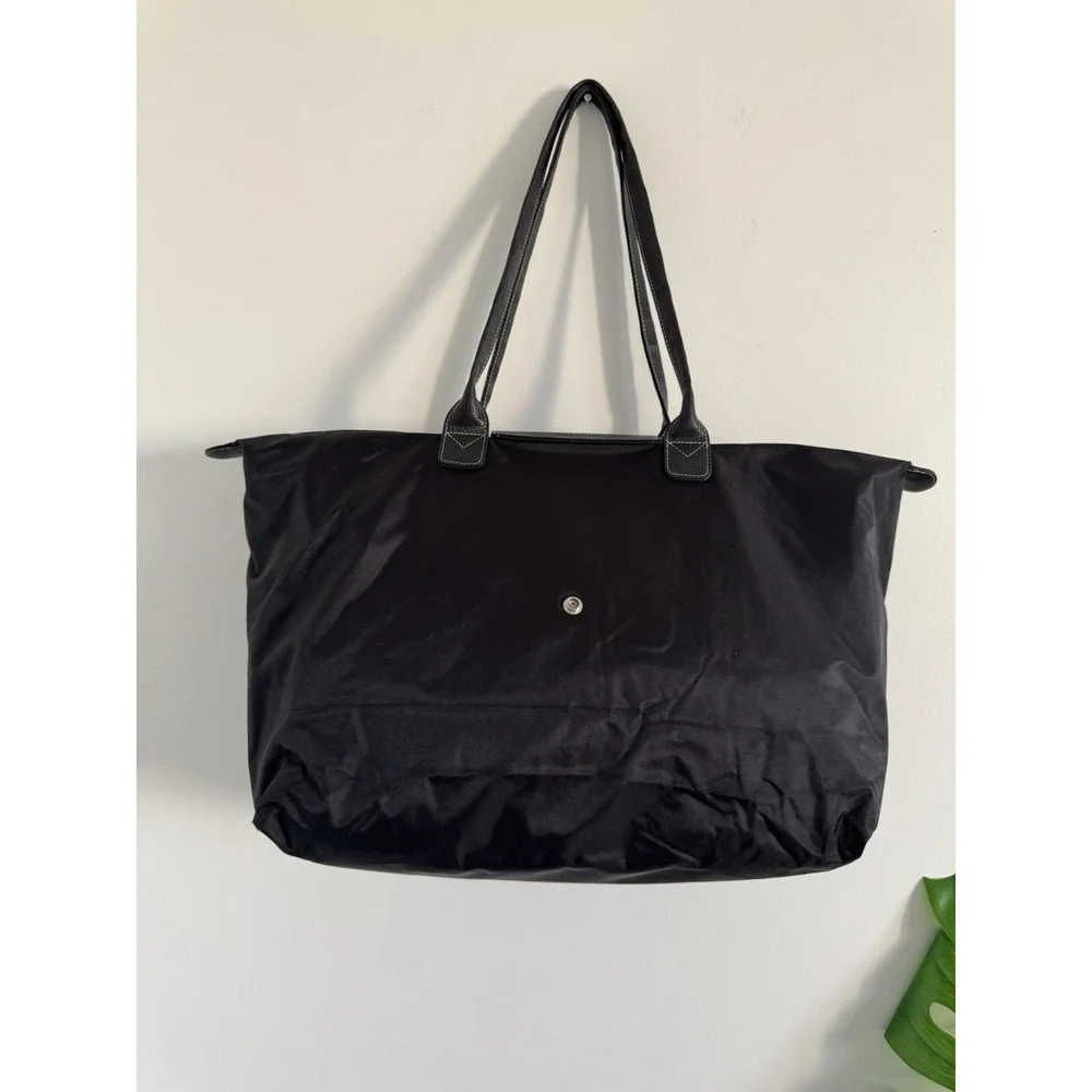 Barrington Weekend Overnight Zipper Nylon Bag Large 20x12 Black